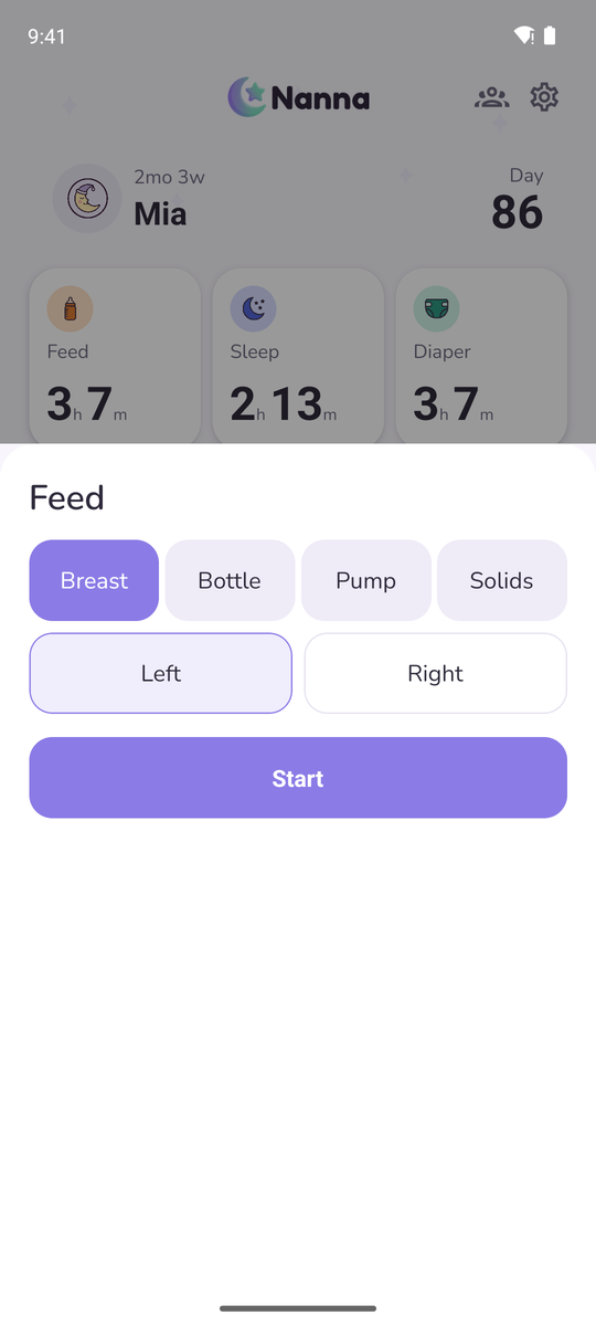 Logged in two taps